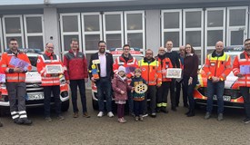 Spendenübergabe 2025 an die mit Helfer vor Ort Schondra, Burkardroth und Geroda